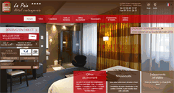 Desktop Screenshot of hoteldelapaix-brest.com